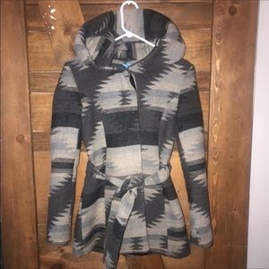 Francesca’s Oversized Hooded Jacket